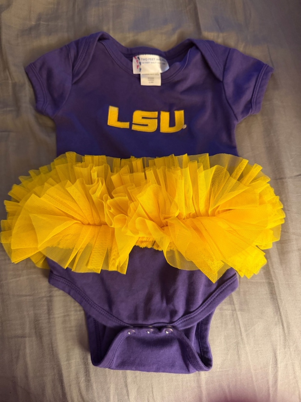 LSU Infant Tutu Onsie